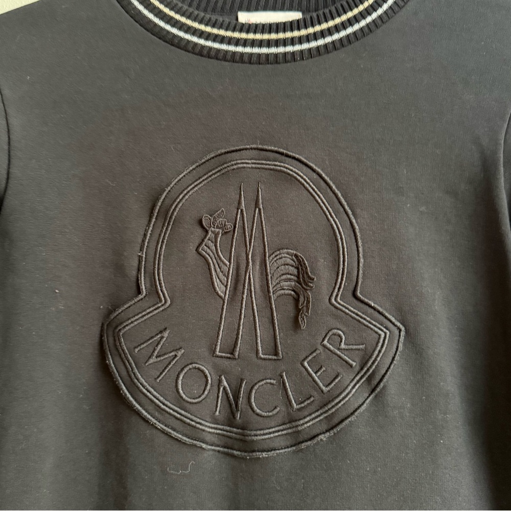 MONCLER BLACK SHIRT DRESS - Picture 2 of 6